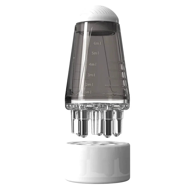 Scalp Applicator Comb Hair Scalp Oil Applicator Ball Root Comb Bottle Hair Growth Oil Applicator Bottle with Scalp Massager Comb