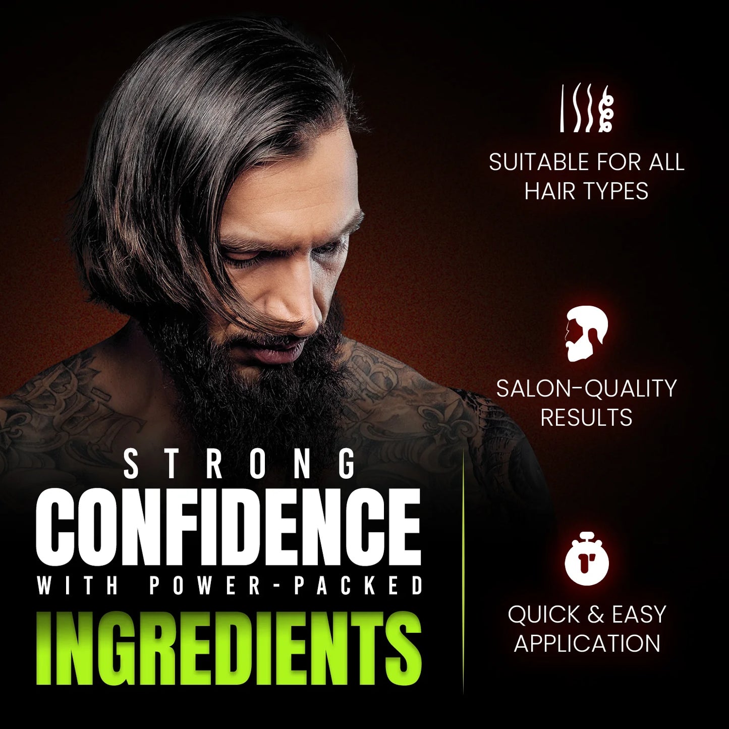 Herbishh Gray Reducing Shampoo for Men – Natural 3-in-1 Hair Darkening & Conditioning Shampoo – Ammonia-Free Formula for Hair & Beard (200ml)