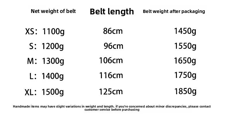 Cowhide & Fiber Blend Fitness Weightlifting Belt