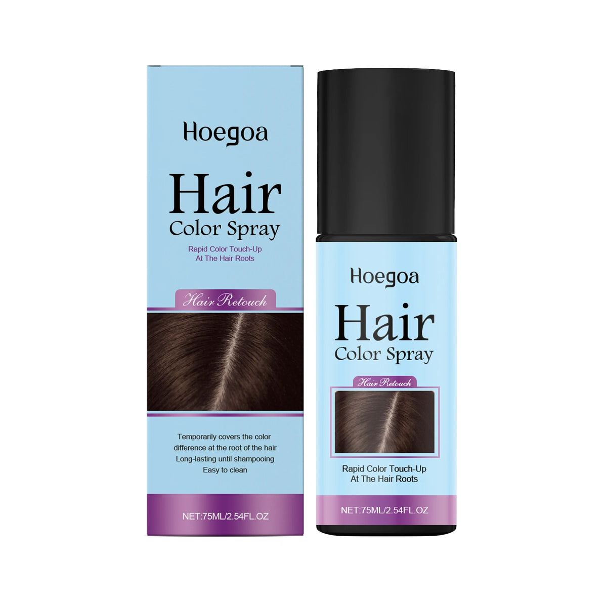 Temporary Hair Color Spray Quick Fix Hair Color Supplement Prevent Drying Cover White Hair Dye Products Hair Root Touch-Up Spray