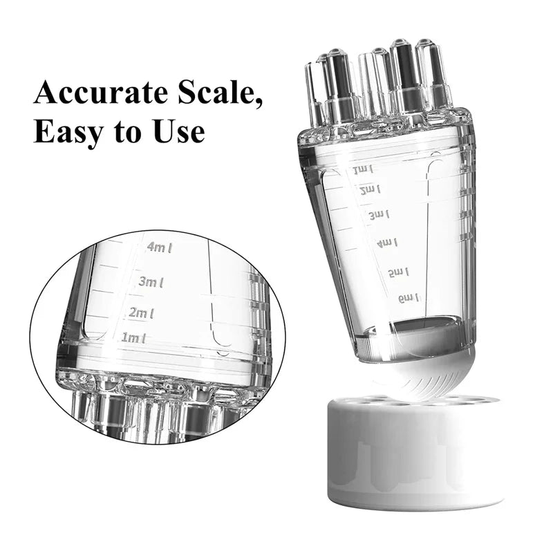 Scalp Applicator Comb Hair Scalp Oil Applicator Ball Root Comb Bottle Hair Growth Oil Applicator Bottle with Scalp Massager Comb