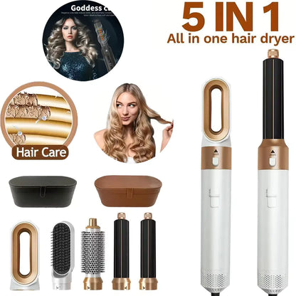 LifeBoost™ 5-in-1 Hair Dryer Hot Comb Styling Set