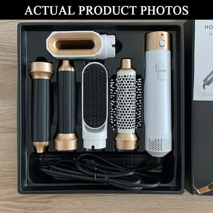 LifeBoost™ 5-in-1 Hair Dryer Hot Comb Styling Set