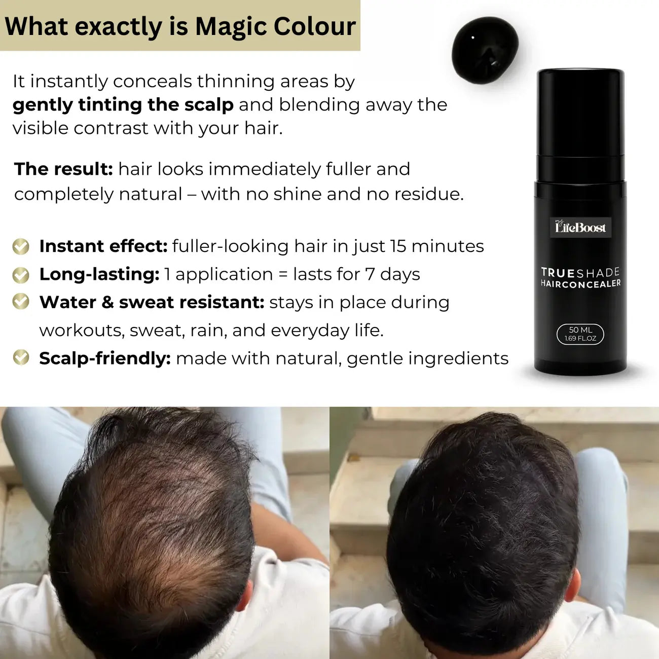 MagicColour™ – For naturally fuller & confident-looking hair