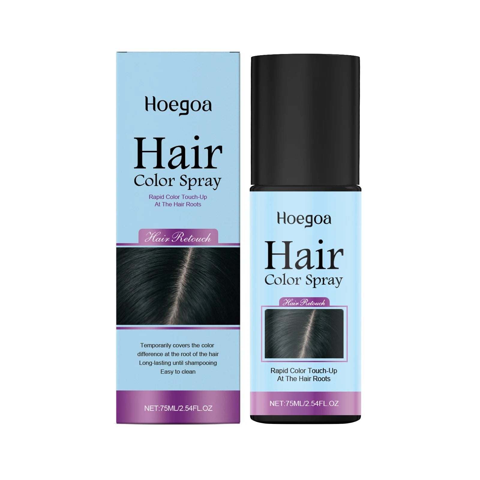 Temporary Hair Color Spray Quick Fix Hair Color Supplement Prevent Drying Cover White Hair Dye Products Hair Root Touch-Up Spray