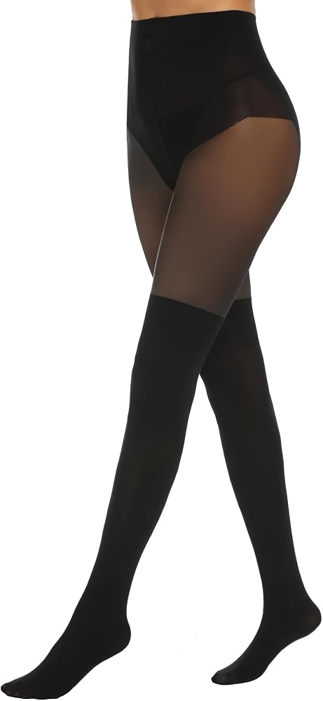 Over-the-Knee Look Tights – Faux Thigh High Pantyhose